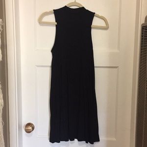 Silence and noise black turtle neck dress